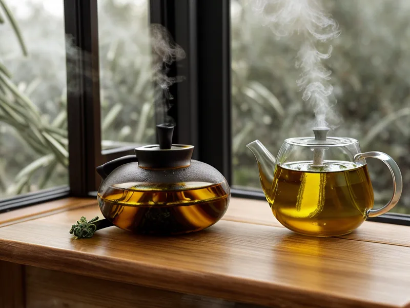 Goutte de tea tree diluée déposée sur un coton-tige avant application sur un bouton